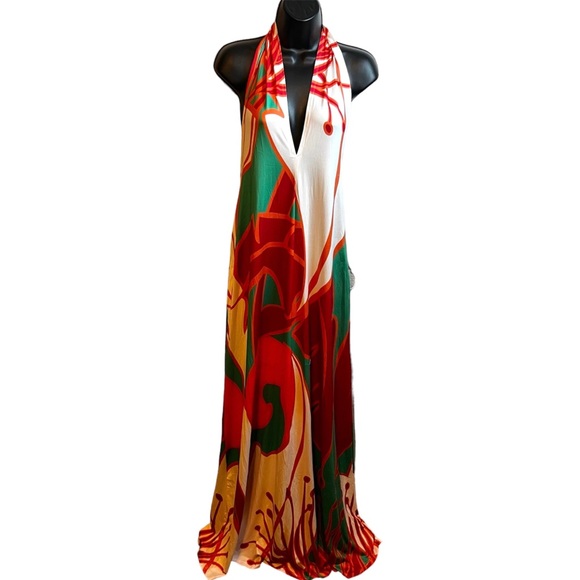 Dress Day Dresses & Skirts - Elegant Multicolor Maxi Dress